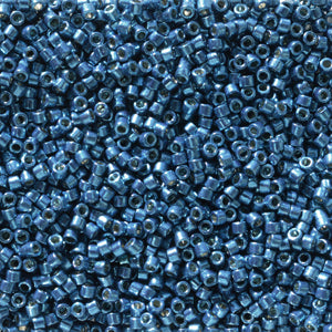 Duracoat Galvanized Deep Aqua Blue Miyuki Delica Beads 11/0