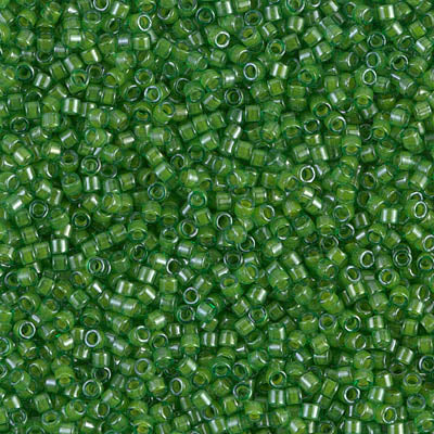 Green/Lime Miyuki Delica Beads 11/0