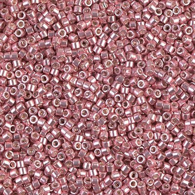 Galvanized Pink Blush Miyuki Delica Beads 11/0