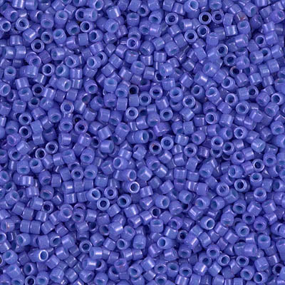 Dyed Opaque Purple Miyuki Delica Beads 11/0
