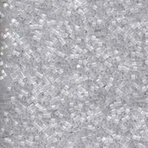Pale Gray Silk Satin Miyuki Delica Beads 11/0