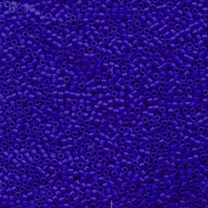 Matte Opaque Royal Blue Miyuki Delica Beads 11/0