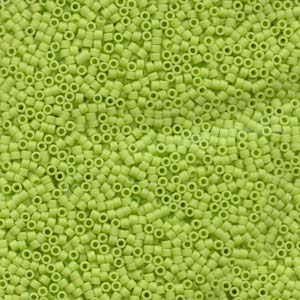 Matte Opaque Chartreuse Miyuki Delica Beads 11/0