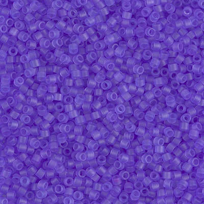 Matte Transparent Purple Miyuki Delica Beads 11/0