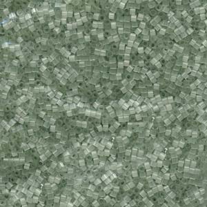 Pale Moss Green Silk Satin Miyuki Delica Beads 11/0