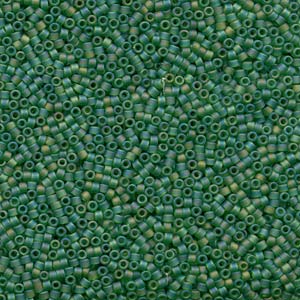 Matte Light Green AB Miyuki Delica Beads 11/0