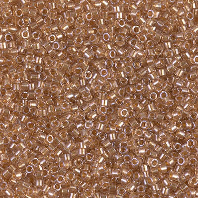 Sparkling Gold Lined Miyuki Delica Beads 11/0