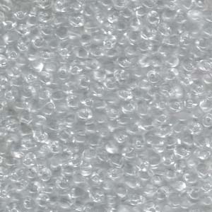 A Pile of Transparent Crystal Drop Beads