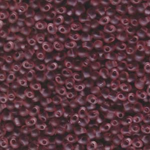 A Pile of Matte Transparent Smoky Amethyst Drop Beads
