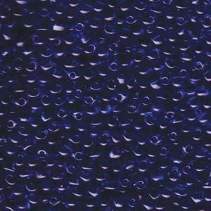 A Pile of Transparent Capri Blue Drop Beads