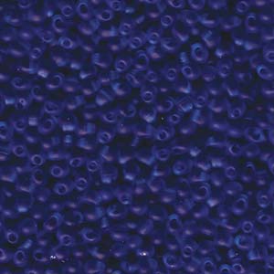 A Pile of Matte Transparent Capri Blue Drop Beads