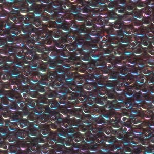 A Pile of Transparent Light Amethyst AB Drop Beads