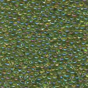 Transparent Chartreuse AB Miyuki Drop Beads 2.8mm