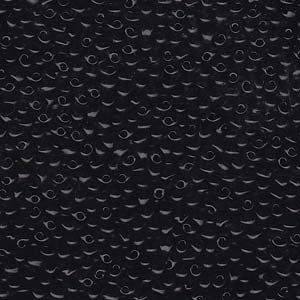 Opaque Black Miyuki Drop Beads 2.8mm