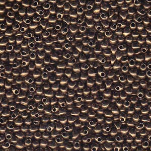 Dark Bronze Miyuki Drop Beads 2.8mm