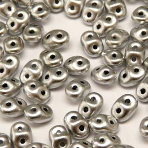 Crystal Broze Aluminum Superduo Beads