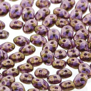 Crystal Violet Luster Superduo Beads