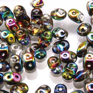 Crystal Vitrail Superduo Beads