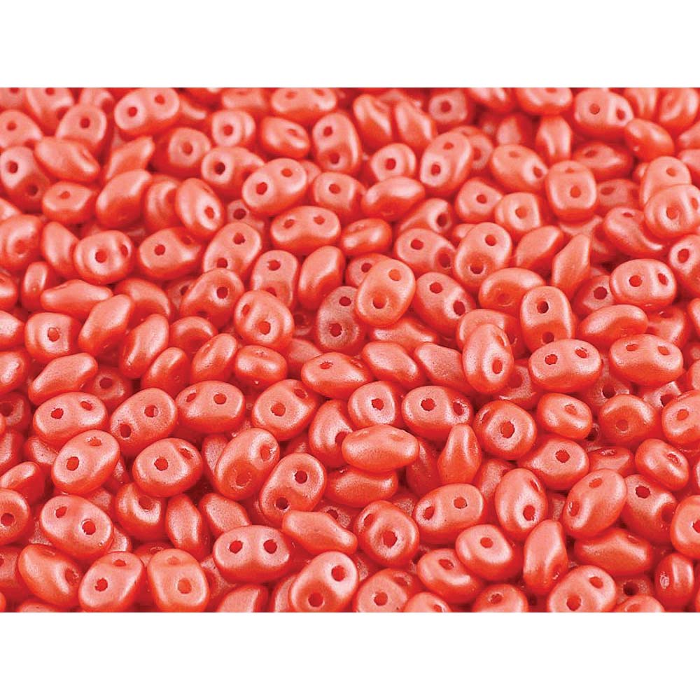 Pearl Shine Light Coral Superduo Beads