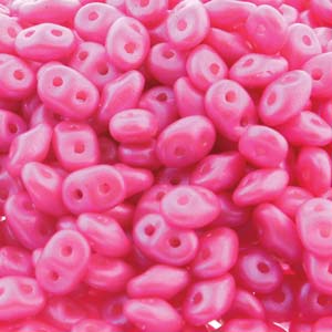 Tropical Passion Pink Superduo Beads