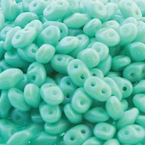 Tropical Mint Superduo Beads