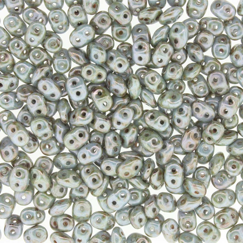 Chalk Lazure Superduo Beads