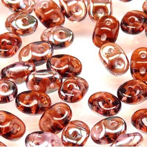 Amethyst Celsian Superduo Beads