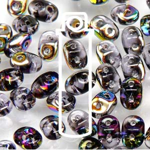 Tanzanite Vitrail Superduo Beads