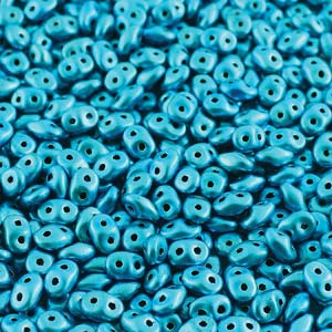 Metalust Turquoise Superduo Beads