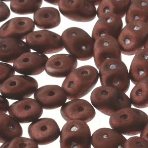 Metalust Matte Burnt Copper Superduo Beads