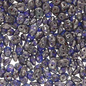 Cobalt Matte Rembrandt Superduo Beads