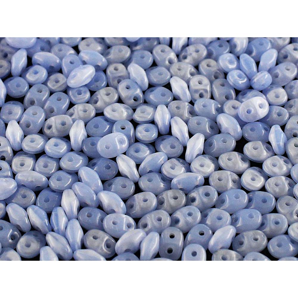 Opal Blue Superduo Beads