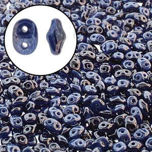 Denim Duet Opaque Luster Superduo Beads