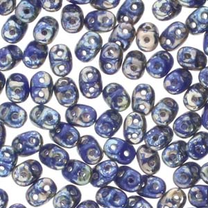 Blue Rembrandt Superduo Beads
