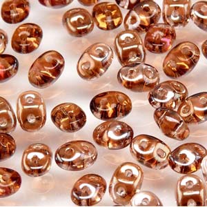 Rosaline Celsian Superduo Beads