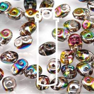 Rosaline Vitrail Superduo Beads