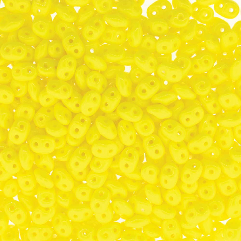 Lemon Superduo Beads