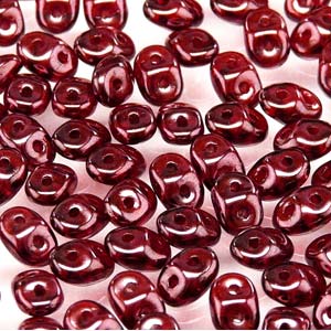 Red Wine Superduo Beads