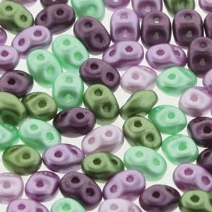 Spring Violets Mix Superduo Beads