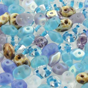 Frozen Mix Superduo Beads