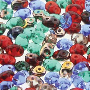 Crown Jewels Mix Superduo Beads
