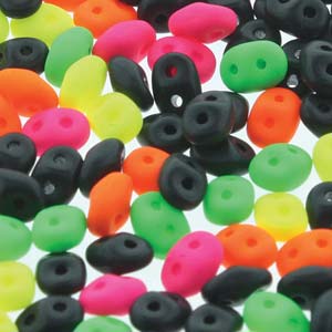 Day Glow Brights Mix Superduo Beads