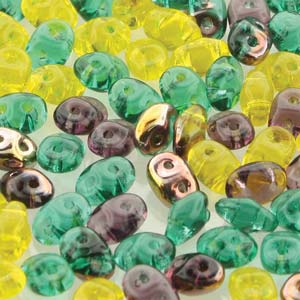 Mardi Gras Mix Superduo Beads