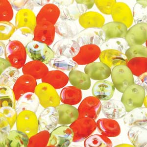 Citrus Infusion Mix Superduo Beads