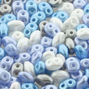 Little Boy Blue Mix Superduo Beads