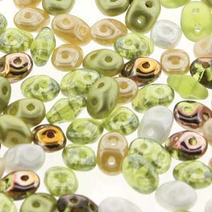 Key Lime Pie Mix Superduo Beads