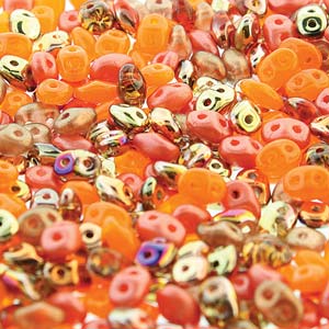 Marmalade Mix Superduo Beads