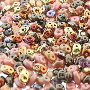 Copper Canyon Mix Superduo Beads
