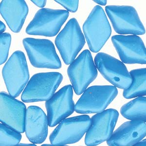 GemDUO 8X5mm Tropical Blue Wave Beads