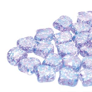 Confetti Splash Indigo Ginko Beads
